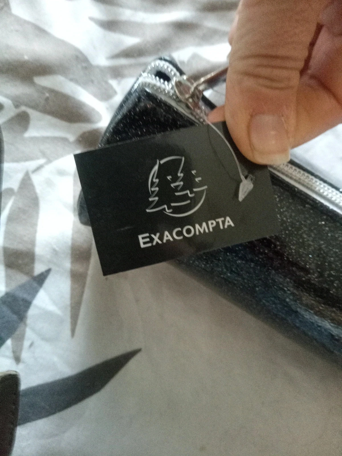 Trousse Exacompta Pailletée Noire - Neuve – photo 4
